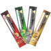 product image of four glitter sticks in red, green, silver, and gold
