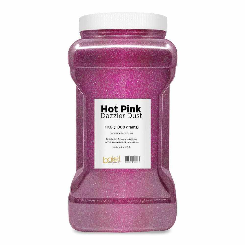 Hot Pink Glow In the Dark | Hologram Pink Craft Glitter | Bakell