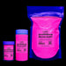 Hot Pink Ultrafine Iridescent uv reactive Craft Glitter Dazzler Dust Premium Polyester Non-Toxic Bakell
