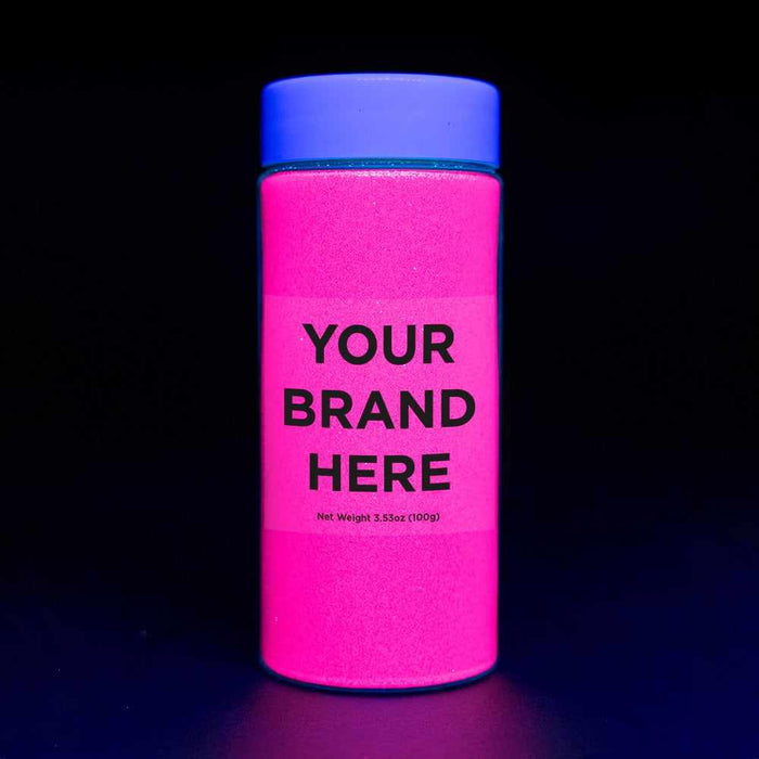 Hot Pink Ultrafine UV Reactive Iridescent Craft Glitter Dazzler Dust | Private Label | Premium Polyester Non-Toxic | Bakell-Private Label_Dazzler Dust-bakell