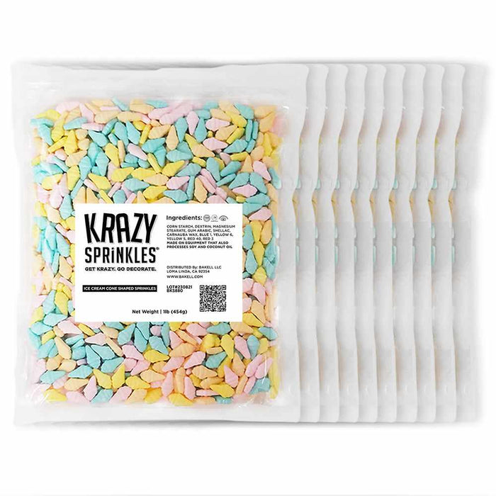 Ice Cream Cone Shaped Sprinkles | Krazy Sprinkles