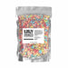 blue-white ice cream sprinkle mix in a pound bag