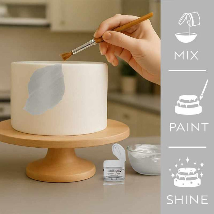 Ice Queen White Luster Dust, Bulk Size-Bulk_Luster Dust-bakell