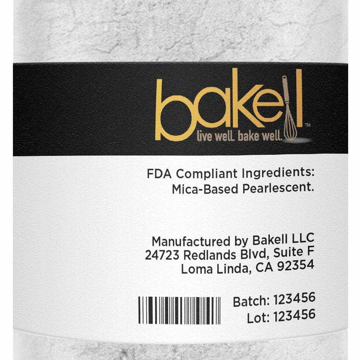 White "Ice Queen" Edible Luster Dust | Bakell #1 site for glitters!