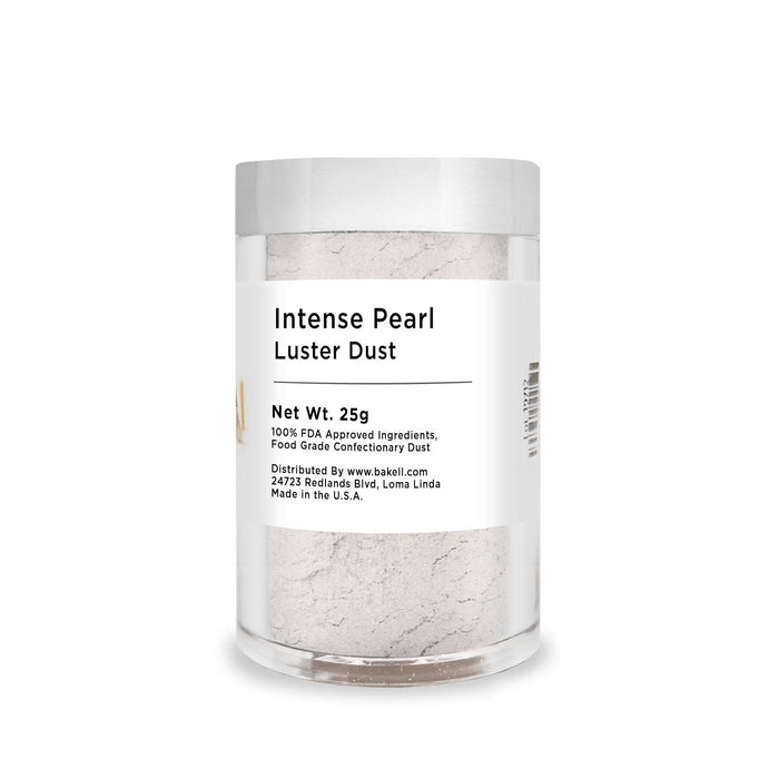 Super Intense Pearl White Edible Luster Dust | White Dust | Bakell