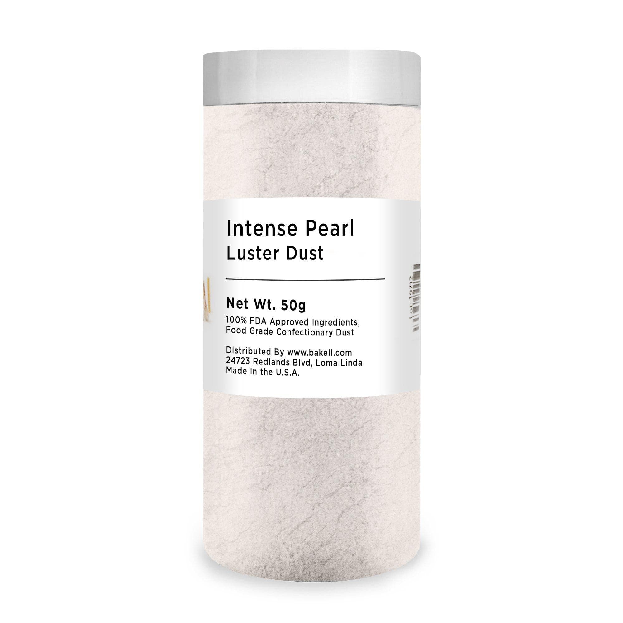 Super Intense Pearl White Edible Luster Dust | White Dust | Bakell