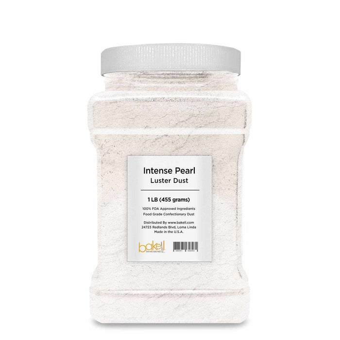 Super Intense Pearl White Edible Luster Dust | White Dust | Bakell