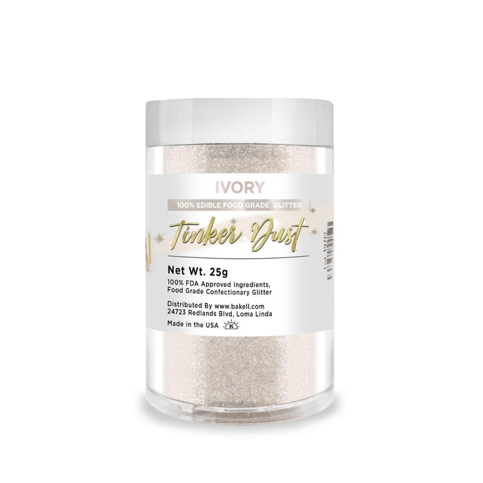 Ivory Cream Edible Tinker Dust | #1 Site for Edible Glitter & Dust