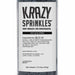A Close Up Front View of a label for Navy Blue Jimmies Sprinkles | bakell.com