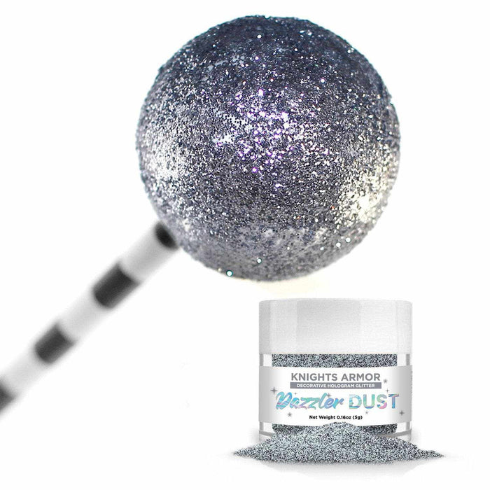 Knights Armor Silver Dazzler Dust | Edible Silver Dust | Bakell