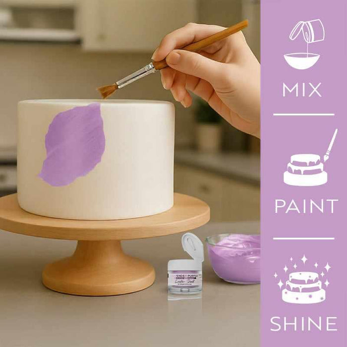 Lavender Purple Luster Dust 4 Gram Jar-Google Feed_Luster Dust-bakell