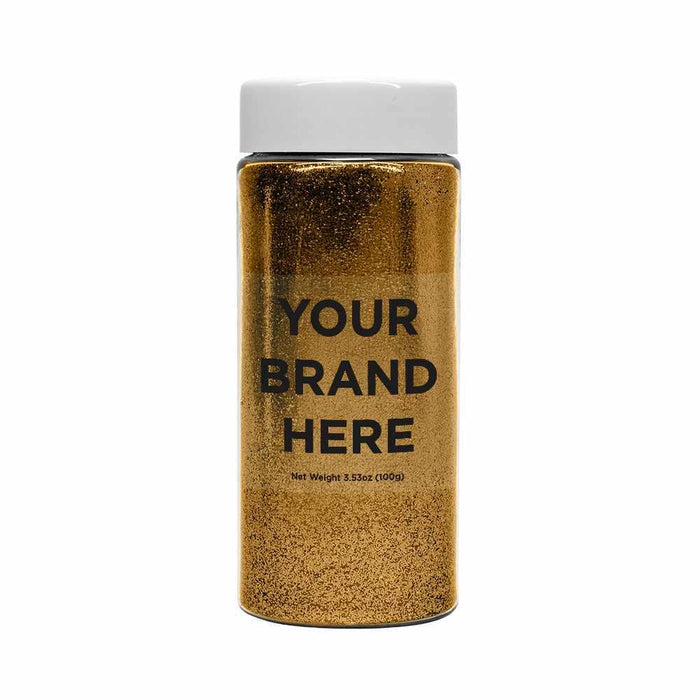 Light Gold Ultrafine Metallic Craft Glitter Dazzler Dust | Private Label | Premium Polyester Non-Toxic | Bakell-Private Label_Dazzler Dust-bakell