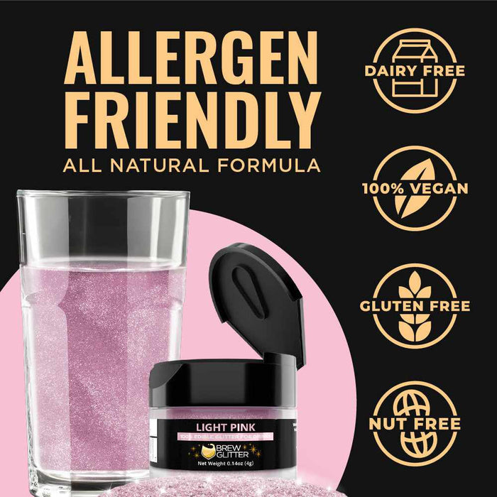 Light Pink Brew Glitter® Private Label-Private Label_Brew Glitter-bakell