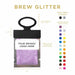 Light Purple Private Label Brew Glitter Hang Tag Neckers | Bakell