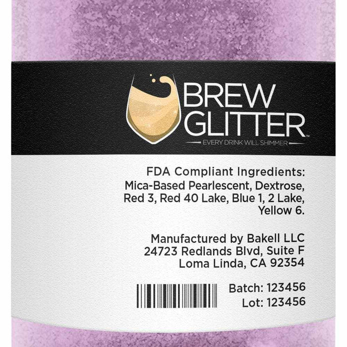 Light Purple Brew Glitter®, Bulk Size | Beverage Glitters from Bakell