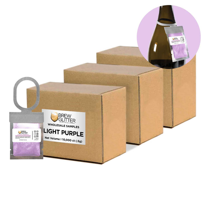 Light Purple Wholesale Brew Glitter Hang Tag Neckers | Bakell