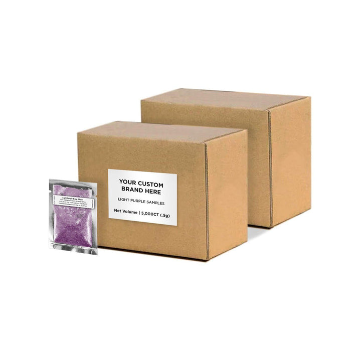 Light Purple Brew Glitter Sample Packs by the Case | Private Label | Bakell