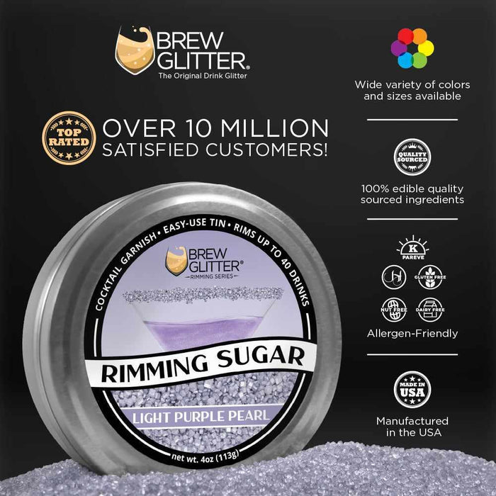 Light Purple Rimming Sugar | Private Label-Private Label_Rimming Sugar-bakell