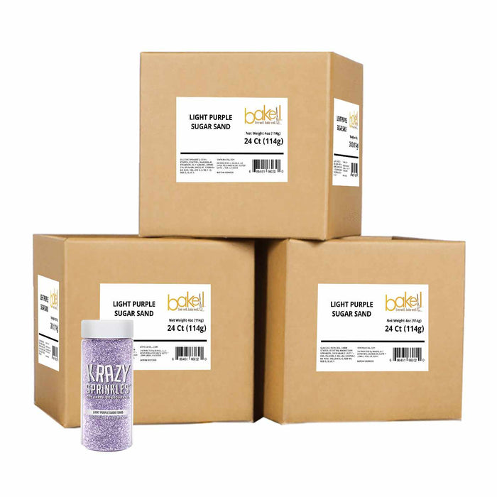 Light Purple Sugar Sand Wholesale (24 units per/ case)-Wholesale_Sprinkles-bakell