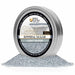 Light silver cocktail rimming sugar in a 4oz metal tin with a branded label, surrounded by sparkling silver sugar crystals.