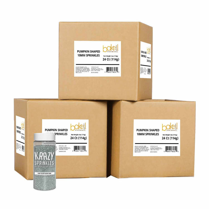 Light Silver Sugar Sand Wholesale (24 units per/ case)-Wholesale_Sprinkles-bakell