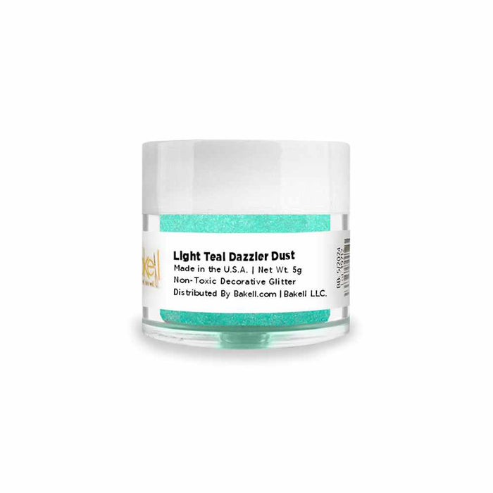 Light Teal Dazzler Dust® 5 Gram Jar-Dazzler Dust_5G_Google Feed-bakell