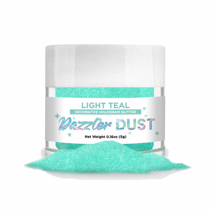 Light Teal Dazzler Dust® 5 Gram Jar-Dazzler Dust_5G_Google Feed-bakell