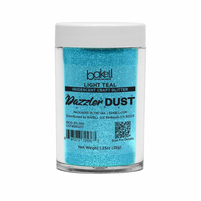 Light Teal Ultrafine Iridescent Craft Glitter Dazzler Dust | Premium Polyester Non-Toxic | Bakell-B2C_Dazzler Dust-bakell