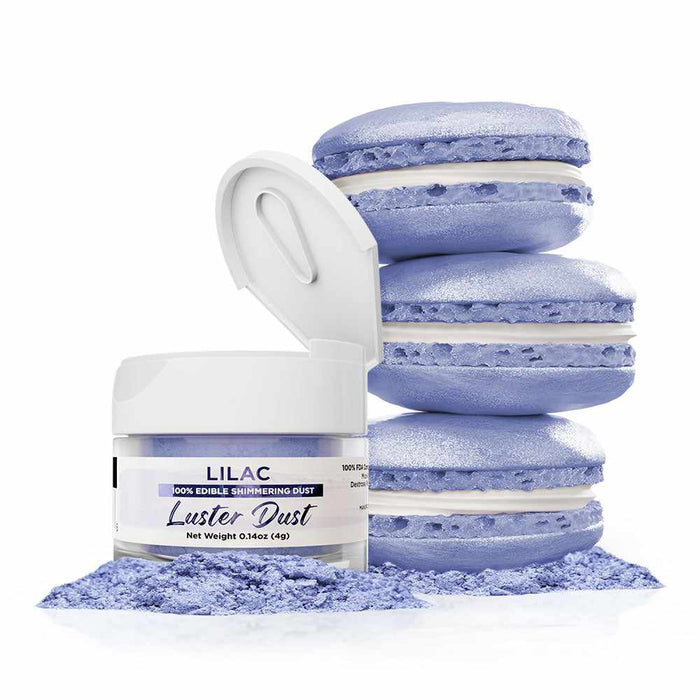 Lilac Purple Luster Dust Edible | Bakell-B2C_Luster Dust-bakell