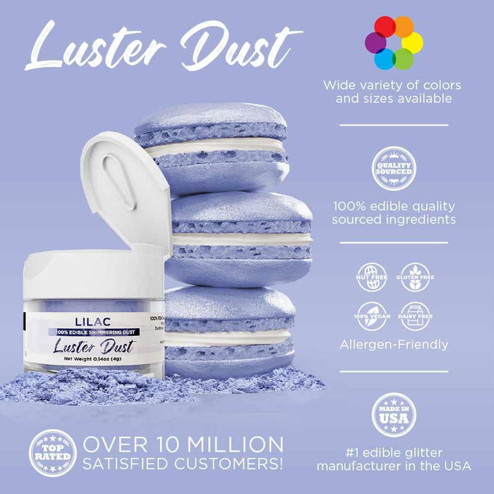 Lilac Purple Luster Dust Private Label-Private Label_Luster Dust-bakell
