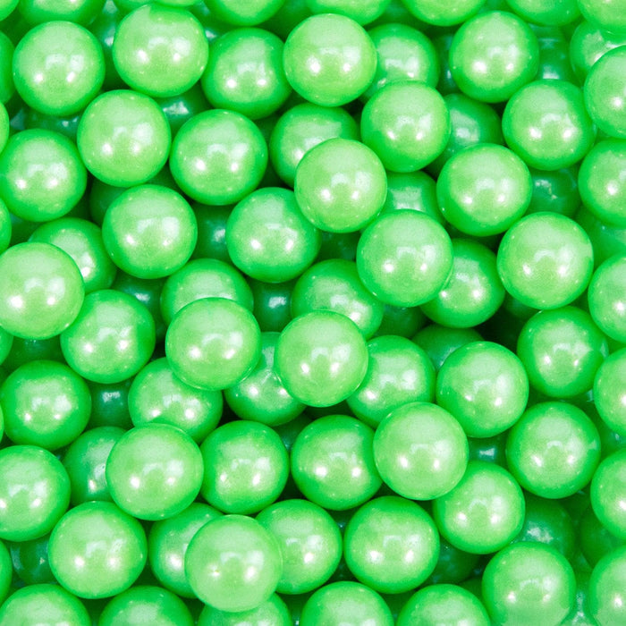 Lime Green Pearl 8mm Beads Sprinkles | Private Label (48 units per/case) | Bakell