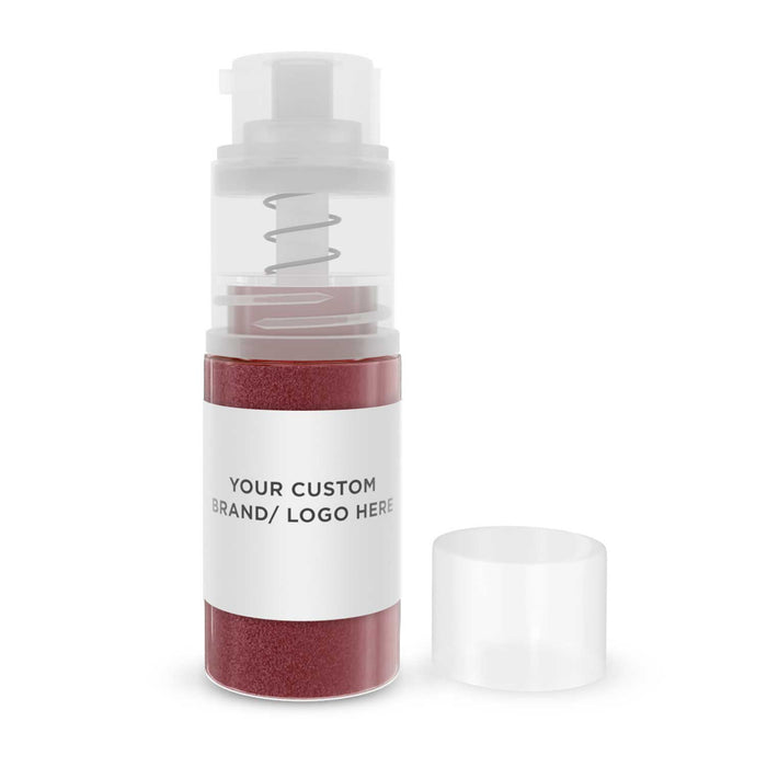 Maroon Red Brew Glitter | Private Label Your Brand Logo On Brew Glitter