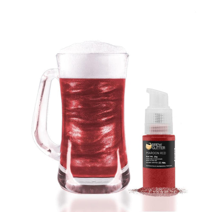 Maroon Red Brew Glitter® Spray Pump Wholesale-Wholesale_Case_Brew Glitter Pump-bakell