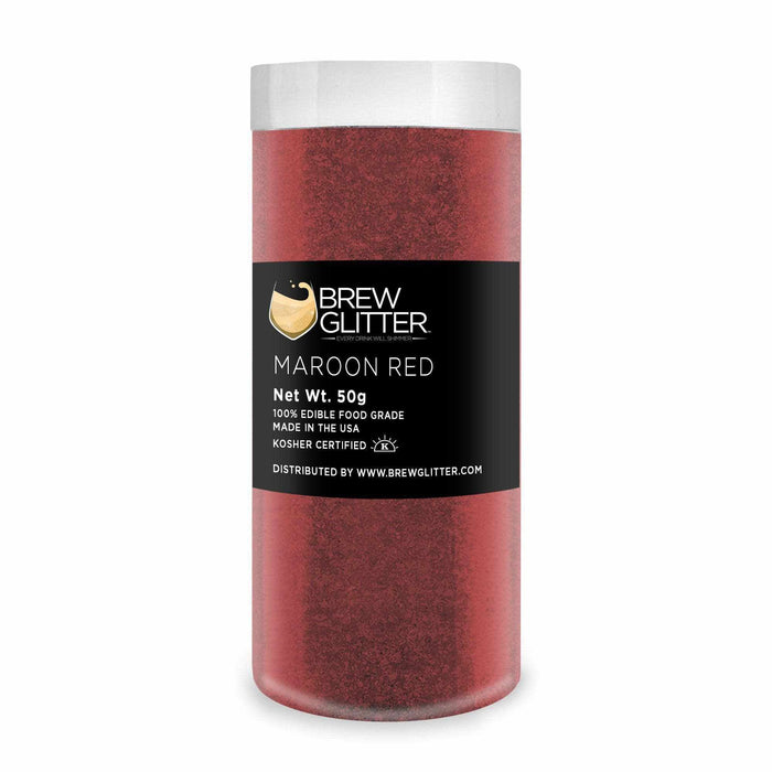 Maroon-Red Brew Glitter Edible Glitter | Cocktail Glitter from Bakell