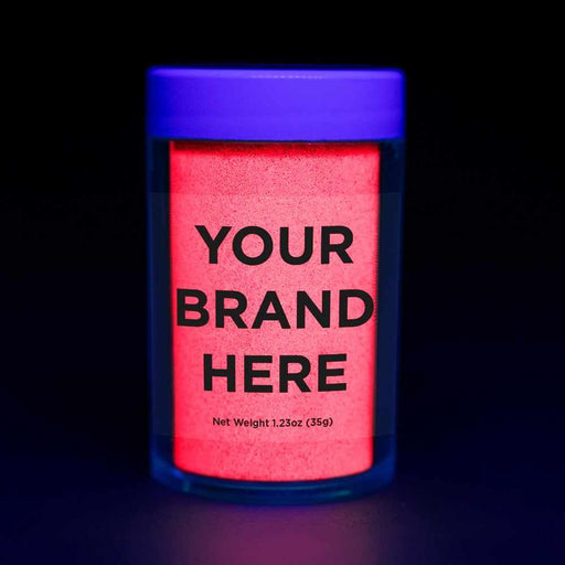 Miami Orange Ultrafine UV Reactive Iridescent Craft Glitter Dazzler Dust | Private Label | Premium Polyester Non-Toxic | Bakell-Private Label_Dazzler Dust-bakell