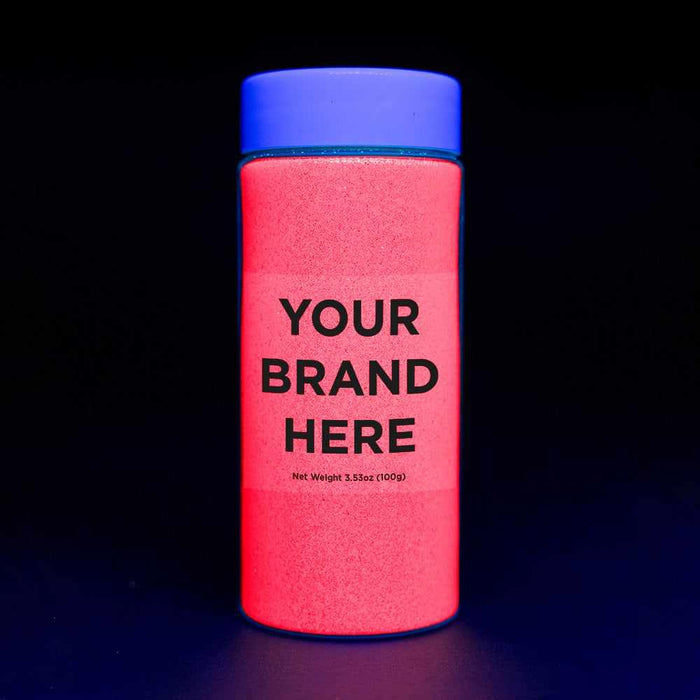 Miami Orange Ultrafine UV Reactive Iridescent Craft Glitter Dazzler Dust | Private Label | Premium Polyester Non-Toxic | Bakell-Private Label_Dazzler Dust-bakell