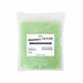 One-pound bag of mint green pearl cocktail rimming sugar with a white label on a clear plastic pouch.