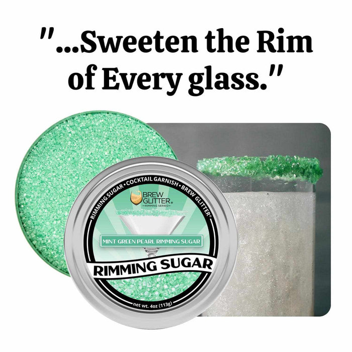 Buy Mint Green Cocktail Rimming Sugar - Mint Green Sugar - Bakell