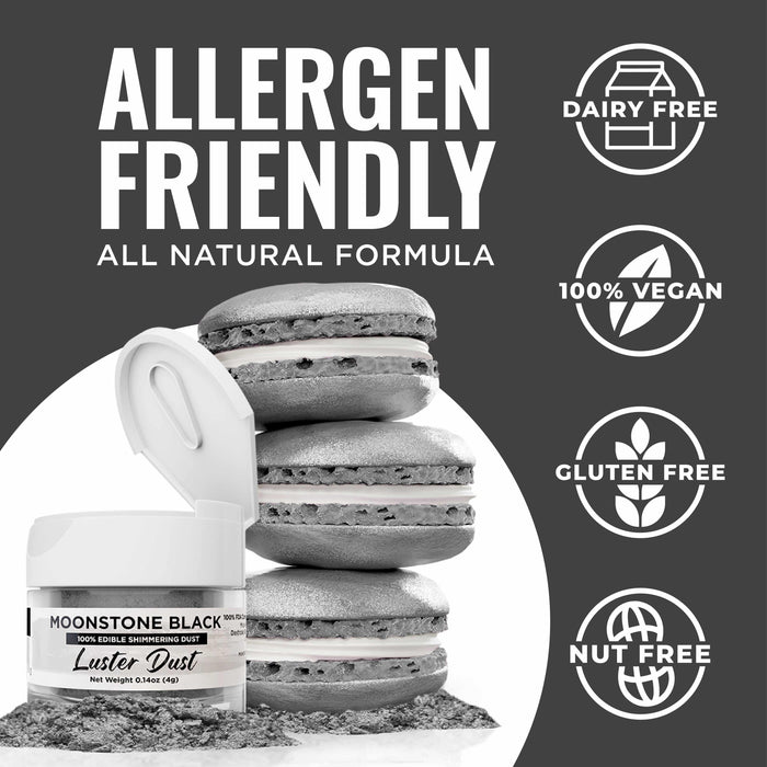 Moonstone Black Luster Dust Wholesale-Wholesale_Luster Dust-bakell