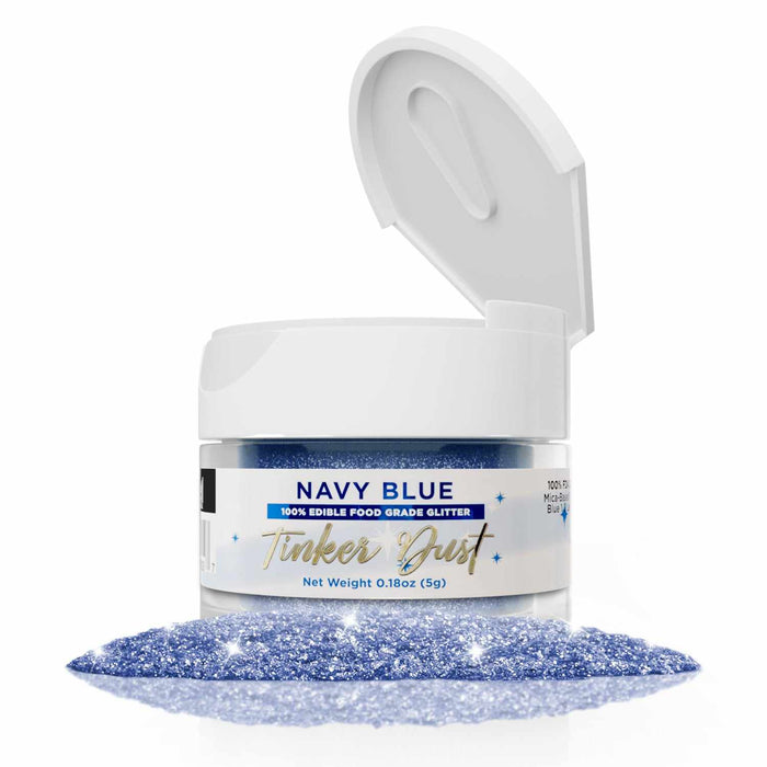 Navy Blue Edible Glitter | Tinker Dust® 5 Grams-Tinker Dust_5G_Google Feed-bakell