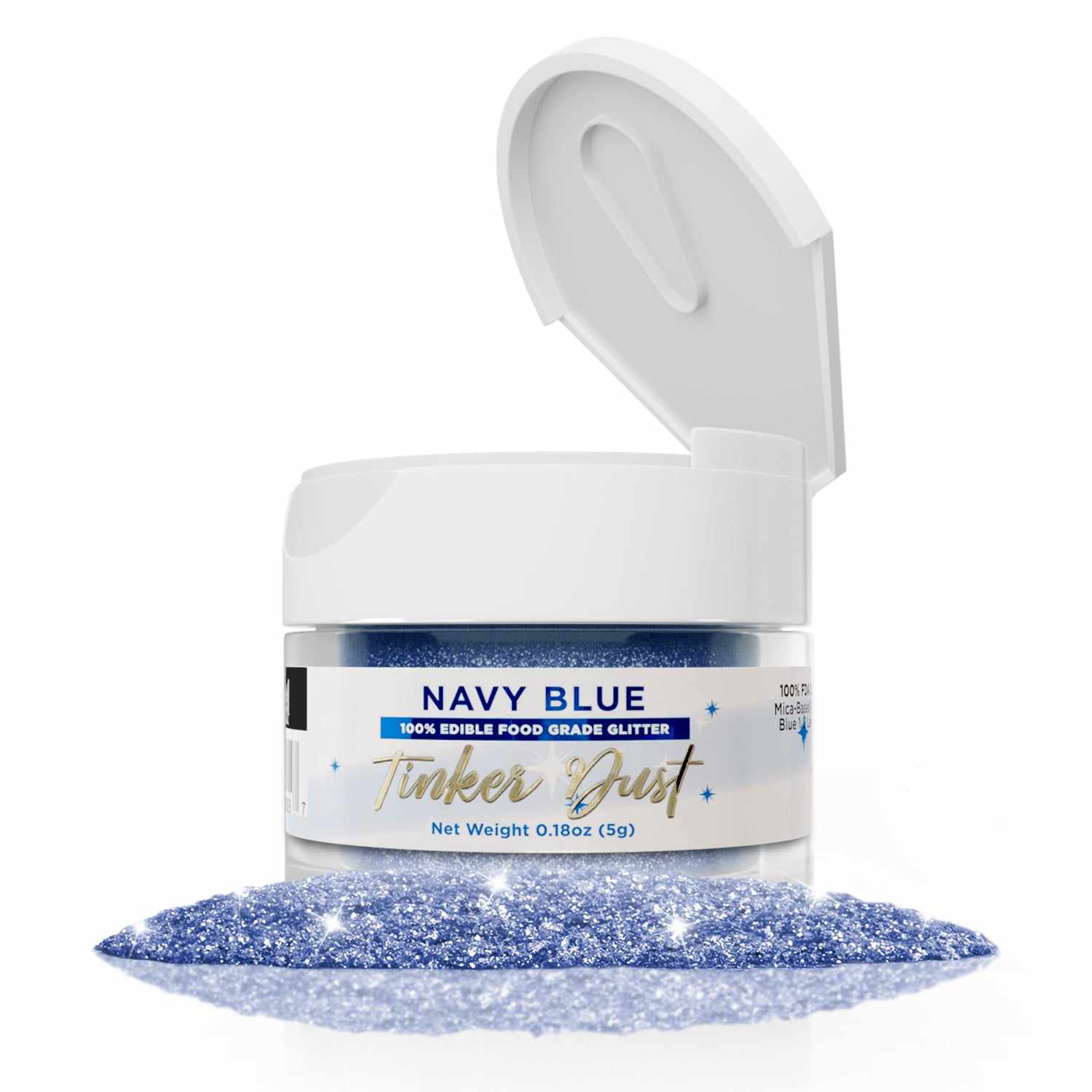 Navy Blue Edible Glitter | Tinker Dust®-Tinker Dust-bakell