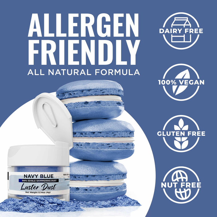 Navy Blue Luster Dust Private Label-Private Label_Luster Dust-bakell