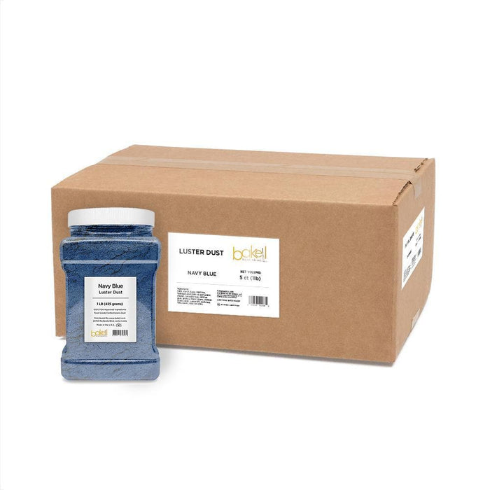 Navy Blue Luster Dust Wholesale | Bakell