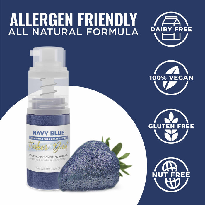 Navy Blue Tinker Dust® Glitter | 4g Spray Pump Wholesale-Wholesale_Tinker Dust_Mini Pumps-bakell