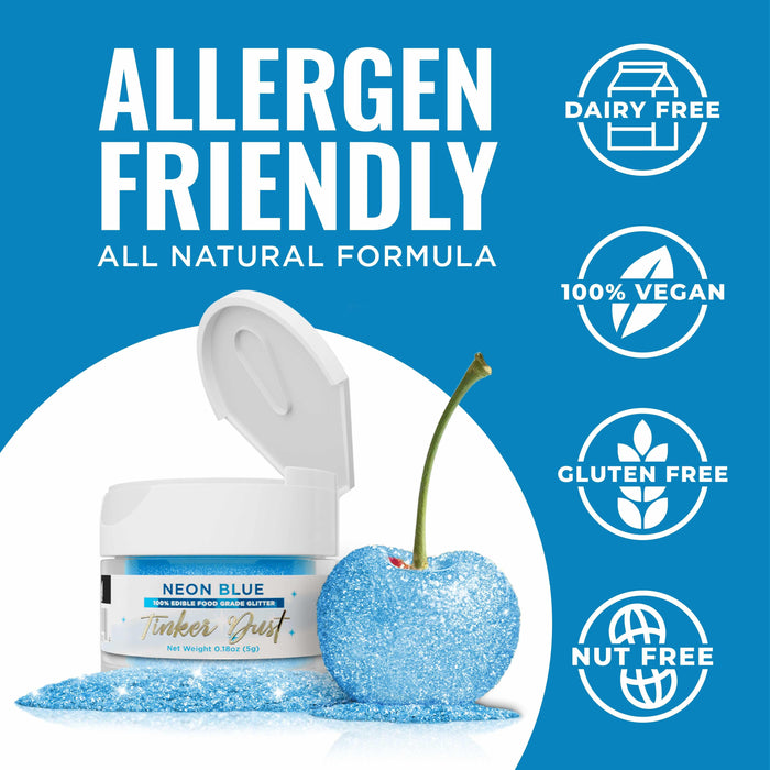 Neon Blue Tinker Dust® Glitter-Bulk_Tinker Dust-bakell