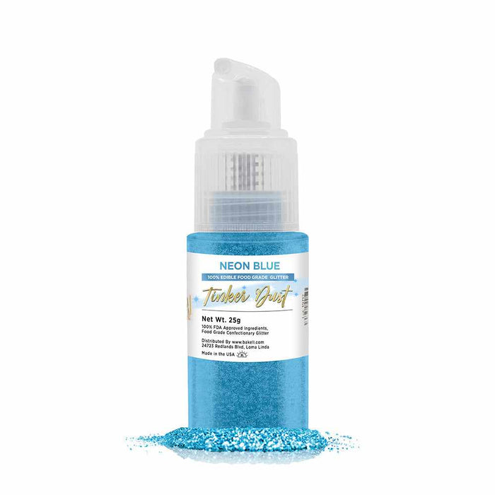 Neon Blue Tinker Dust® Glitter Spray Pump by the Case-Wholesale_Tinker Dust_25g Pump-bakell