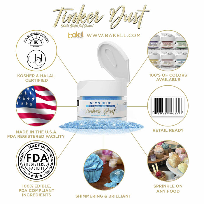 Neon Blue Tinker Dust® Glitter Wholesale-Wholesale_Case_Tinker Dust-bakell