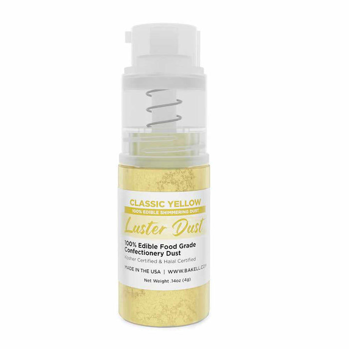 yellow luster dust spray shimmer for food near me