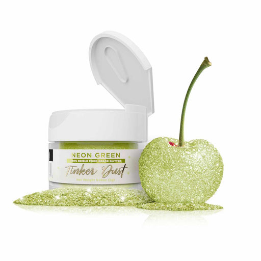 Neon Green Edible Glitter | Tinker Dust® 5 Grams-Tinker Dust_5G_Google Feed-bakell