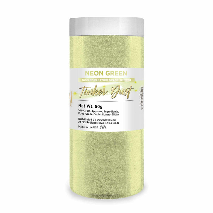 Shop Neon Green Edible Glitter | Save From 24% | Bakell